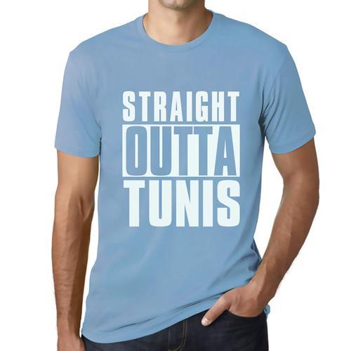 Homme Tee-Shirt Tout Droit Sorti De Tunis - Straight Outta Tunis - ... on Productcaster.