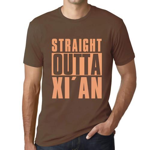 Homme Tee-Shirt Tout Droit Sorti De Xi'an - Straight Outta Xi'an - ... on Productcaster.