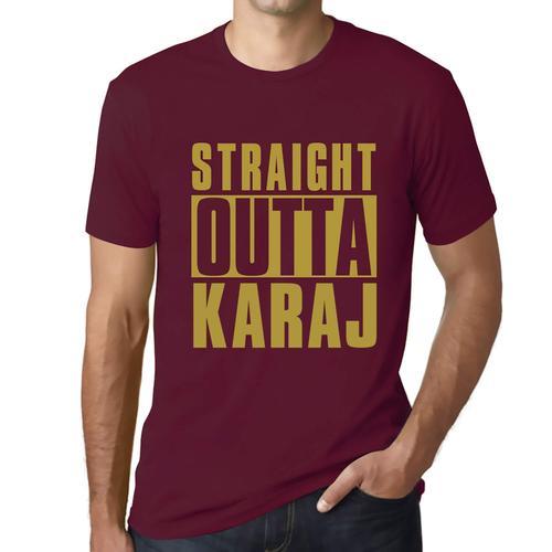 Homme Tee-Shirt Tout Droit Sorti De Karaj - Straight Outta Karaj - ... on Productcaster.