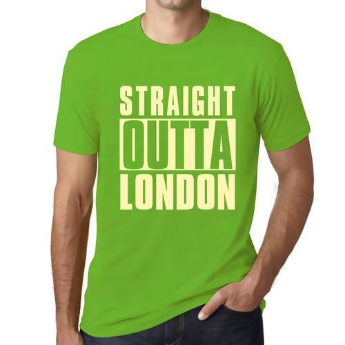 Homme Tee-Shirt Tout Droit Sorti De London - Straight Outta London ... on Productcaster.