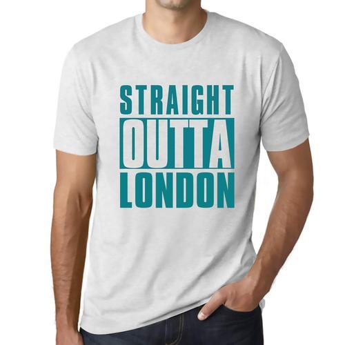 Homme Tee-Shirt Tout Droit Sorti De London - Straight Outta London ... on Productcaster.