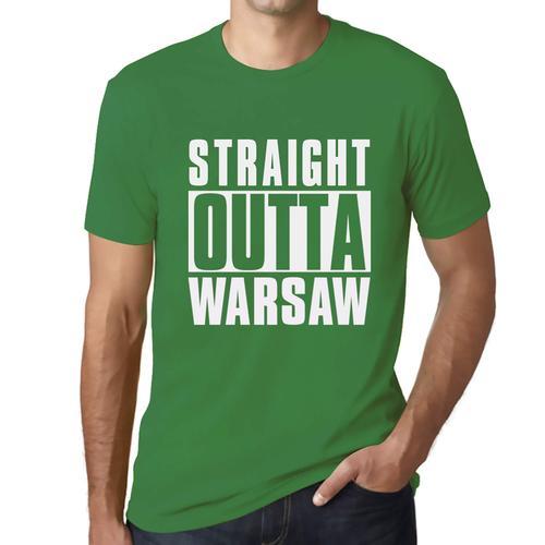 Homme Tee-Shirt Tout Droit Sorti De Varsovie - Straight Outta Warsa... on Productcaster.