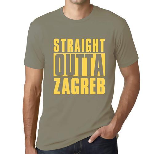 Homme Tee-Shirt Tout Droit Sorti De Zagreb - Straight Outta Zagreb ... on Productcaster.