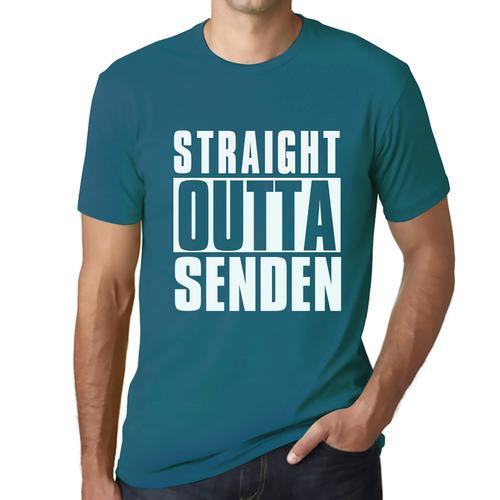 Homme Tee-Shirt Tout Droit Sorti De Senden - Straight Outta Senden ... on Productcaster.