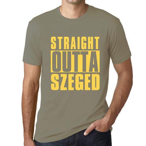 Homme Tee-Shirt Tout Droit Sorti De Szeged - Straight Outta Szeged ... on Productcaster.