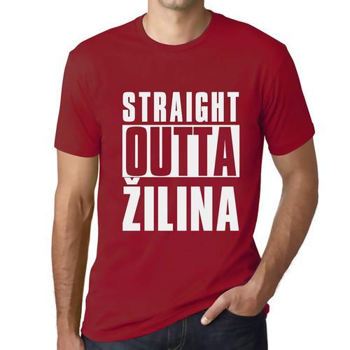 Homme Tee-Shirt Tout Droit Sorti De ¿Ilina - Straight Outta ¿Ilina ... on Productcaster.