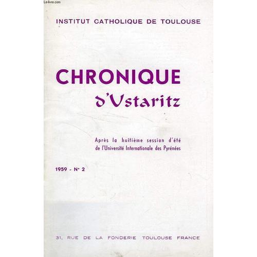 Chronique, N° 2, 1959, Ustaritz on Productcaster.