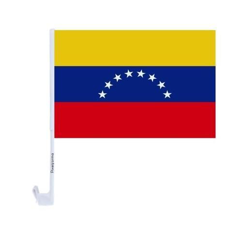 Drapeau voiture du Venezuela en polyester 14x21cm 10 pièces on Productcaster.