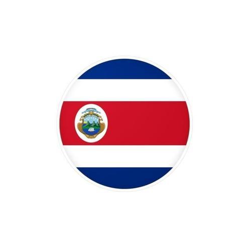 Autocollant Rond Drapeau Du Costa Rica 1cm En 1000 Pièces on Productcaster.