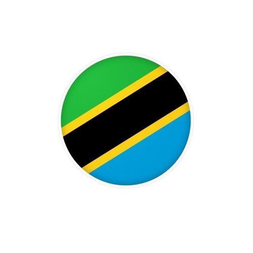 Autocollant Rond Drapeau De La Tanzanie 7 Cm En 1000 Pièces on Productcaster.