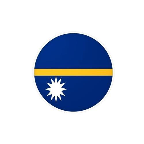 Autocollant Rond Drapeau De Nauru 9 Cm En 1000 Pièces on Productcaster.