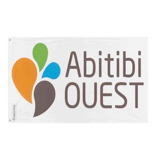 Drapeau Abitibi-Ouest 160x240cm en polyester on Productcaster.