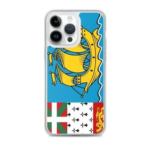 Coque Iphone Drapeau De Saint Pierre Et Miquelon Iphone 14 Pro Max on Productcaster.