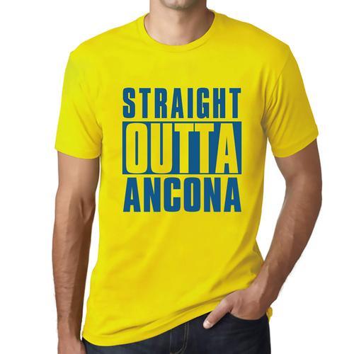 Homme Tee-Shirt Tout Droit Sorti D'ancône - Straight Outta Ancona -... on Productcaster.