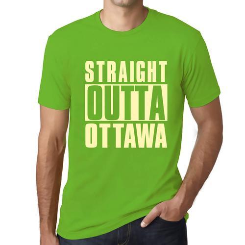 Homme Tee-Shirt Tout Droit Sorti D'ottawa - Straight Outta Ottawa -... on Productcaster.