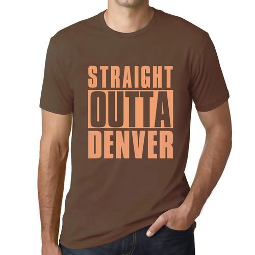 Homme Tee-Shirt Tout Droit Sorti De Denver - Straight Outta Denver ... on Productcaster.