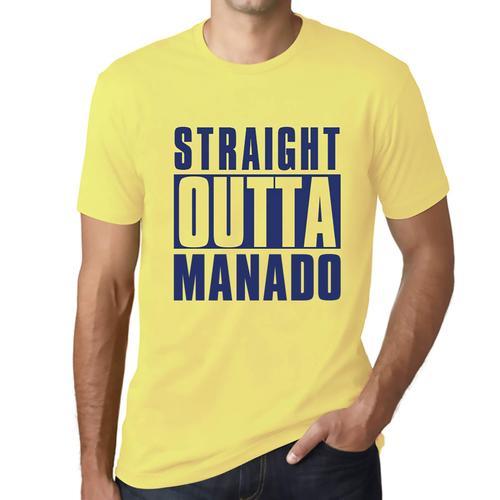 Homme Tee-Shirt Tout Droit Sorti De Manado - Straight Outta Manado ... on Productcaster.