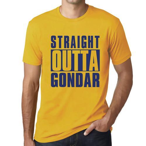 Homme Tee-Shirt Tout Droit Sorti De Gondar - Straight Outta Gondar ... on Productcaster.