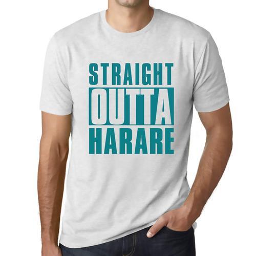 Homme Tee-Shirt Tout Droit Sorti De Harare - Straight Outta Harare ... on Productcaster.