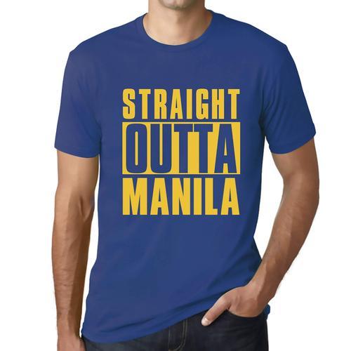 Homme Tee-Shirt Tout Droit Sorti De Manille - Straight Outta Manila... on Productcaster.