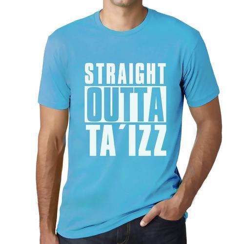 Homme Tee-Shirt Tout Droit Sorti De Ta'izz - Straight Outta Ta'izz ... on Productcaster.