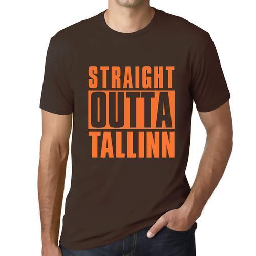 Homme Tee-Shirt Tout Droit Sorti De Tallinn - Straight Outta Tallin... on Productcaster.