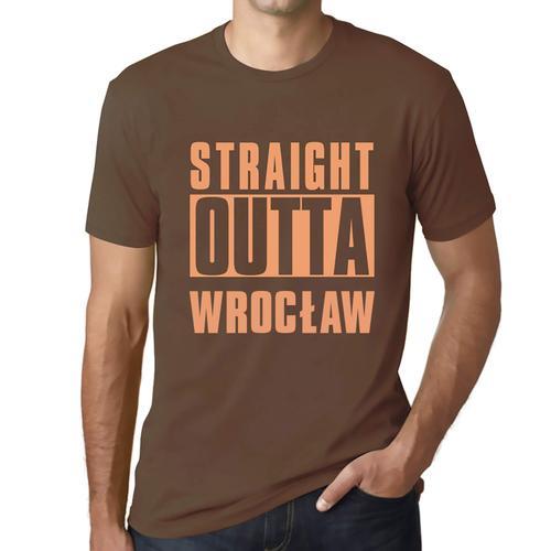 Homme Tee-Shirt Tout Droit Sorti De Wroclaw - Straight Outta Wrocla... on Productcaster.