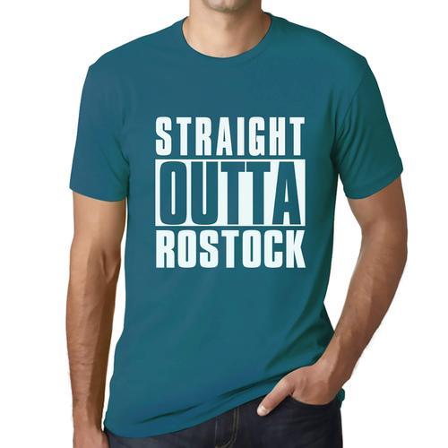 Homme Tee-Shirt Tout Droit Sorti De Rostock - Straight Outta Rostoc... on Productcaster.