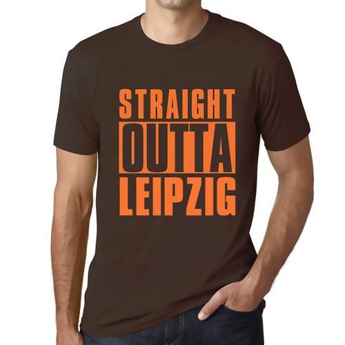 Homme Tee-Shirt Tout Droit Sorti De Leipzig - Straight Outta Leipzi... on Productcaster.