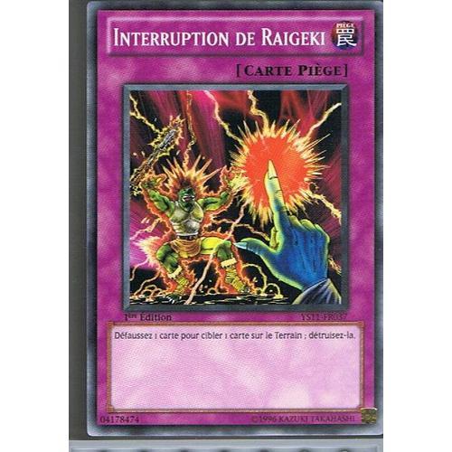 Interruption De Raigeki Yu Gi Oh C Ys11-Fr037 on Productcaster.