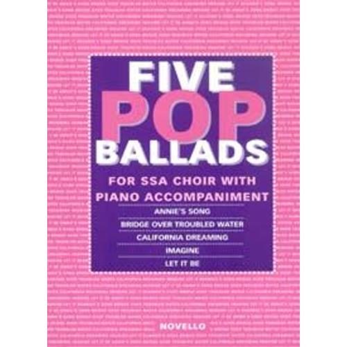 Five Pop Ballads Ssa on Productcaster.