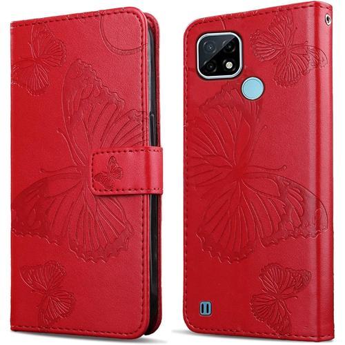 Coque Pour Oppo Realme C20 / Realme C21, Papillon Imprim¿¿ Housse E... on Productcaster.