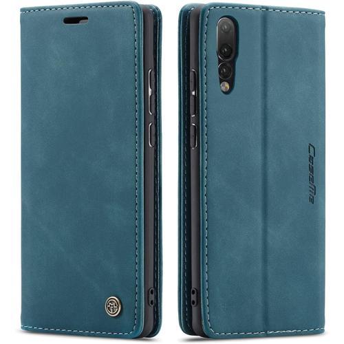 Coque Compatible Avec Huawei P20,Etui En Cuir Flip Housse Portefeui... on Productcaster.