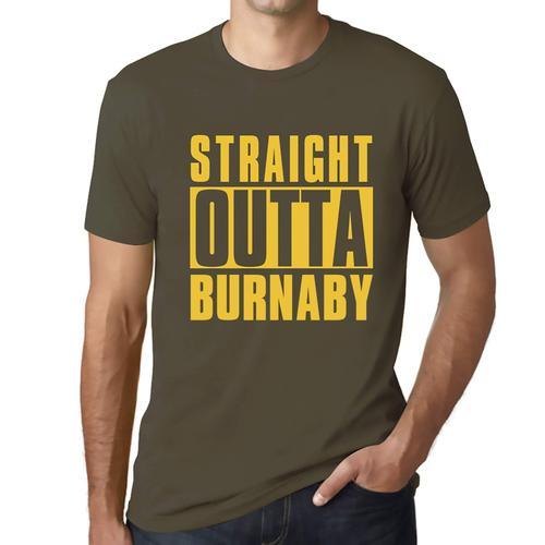 Homme Tee-Shirt Tout Droit Sorti De Burnaby - Straight Outta Burnab... on Productcaster.