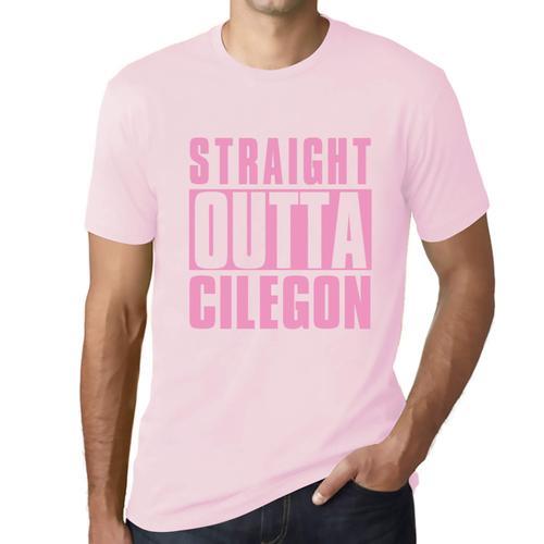 Homme Tee-Shirt Tout Droit Sorti De Cilegon - Straight Outta Cilego... on Productcaster.