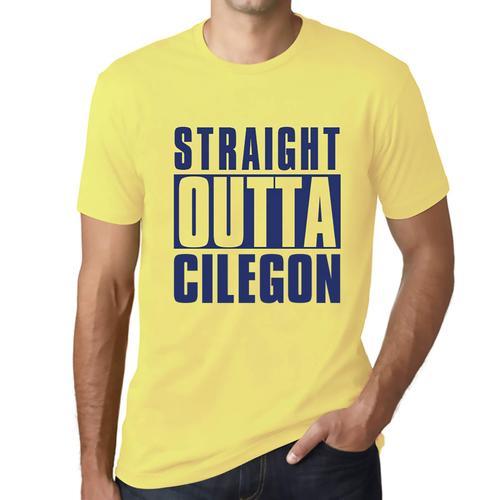 Homme Tee-Shirt Tout Droit Sorti De Cilegon - Straight Outta Cilego... on Productcaster.