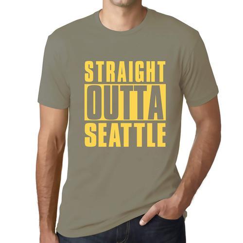 Homme Tee-Shirt Tout Droit Sorti De Seattle - Straight Outta Seattl... on Productcaster.