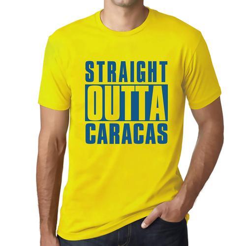 Homme Tee-Shirt Tout Droit Sorti De Caracas - Straight Outta Caraca... on Productcaster.