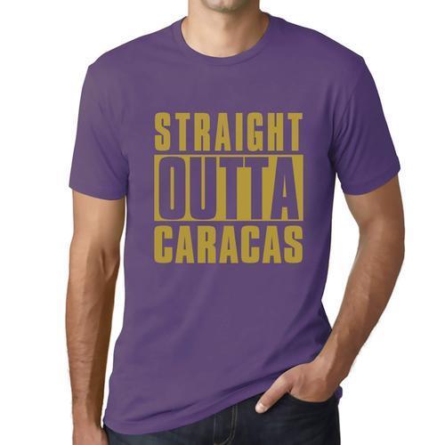 Homme Tee-Shirt Tout Droit Sorti De Caracas - Straight Outta Caraca... on Productcaster.