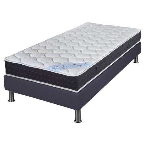 Matelas Ressort + Sommier Sr15 Volcan 90x200 Rubis - H. 21 Cm - Sou... on Productcaster.