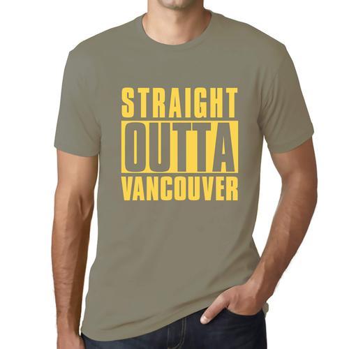 Homme Tee-Shirt Tout Droit Sorti De Vancouver - Straight Outta Vanc... on Productcaster.