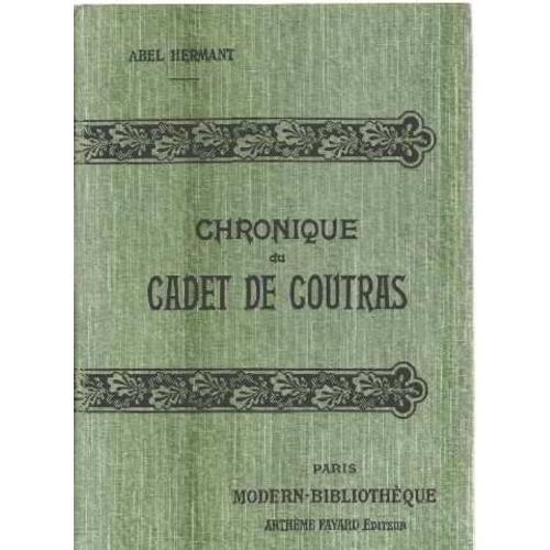 Chronique Du Cadet De Coutras on Productcaster.