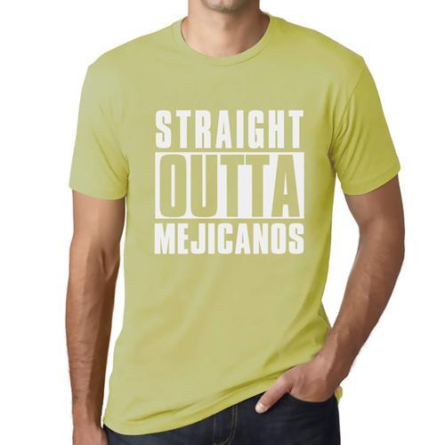 Homme Tee-Shirt Tout Droit Sorti De Mejicanos - Straight Outta Meji... on Productcaster.