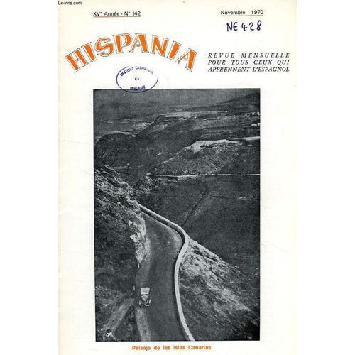 Hispania, Xve Annee, N° 142, Nov. 1970 on Productcaster.