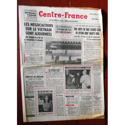 Centre France 26 Nov 1972.Les Négociations Sur Le Vietnam Sont Ajou... on Productcaster.