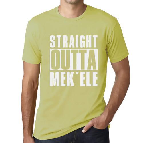 Homme Tee-Shirt Tout Droit Sorti De Mek'ele - Straight Outta Mek'el... on Productcaster.