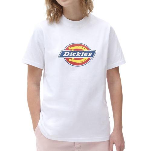 T-Shirt Blanc Femme Dickies Icon on Productcaster.