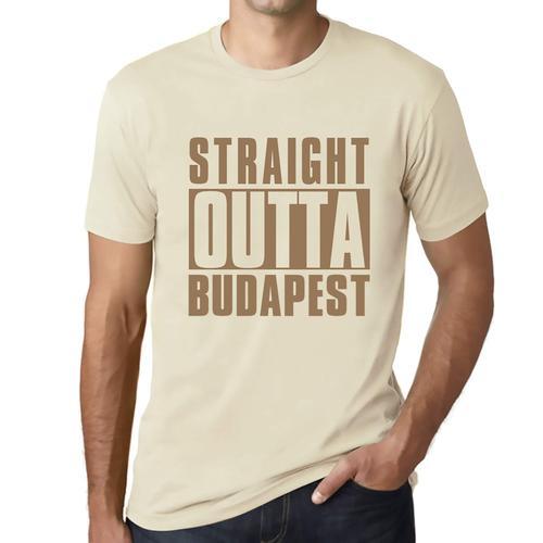 Homme Tee-Shirt Tout Droit Sorti De Budapest - Straight Outta Budap... on Productcaster.