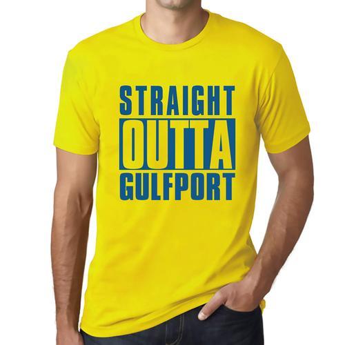 Homme Tee-Shirt Tout Droit Sorti De Gulfport - Straight Outta Gulfp... on Productcaster.