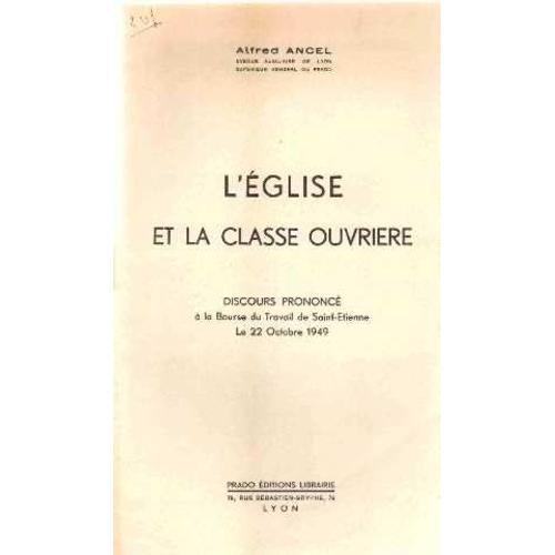 L'eglise Et La Classe Ouvriere -Discours Prononce A La Bourse Du Tr... on Productcaster.